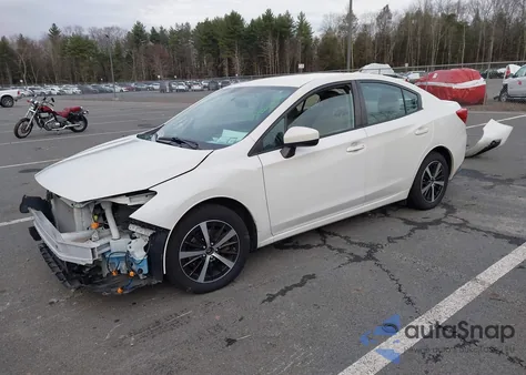 2020 Subaru Impreza Premium из США, поврежденный, VIN 4S3GKAV66L3606417